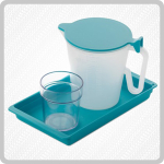 Plastic Bedside Locker Set