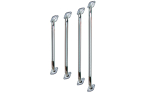18" Straight Chrome Grab Rail