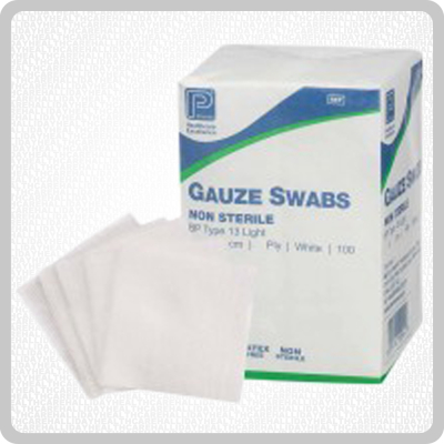 Gauze Swabs 10x10cm Non Sterile 1x100